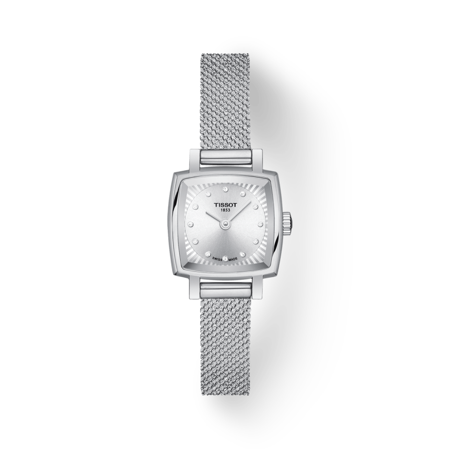 Tissot Lovely Square Silver Dial Silver Mesh Bracelet Watch For Women - T058.109.11.036.00 Buy Now By Tissot