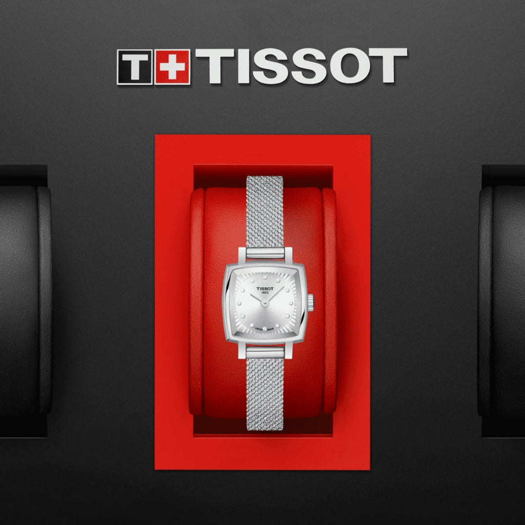 Tissot Lovely Square Silver Dial Silver Mesh Bracelet Watch For Women - T058.109.11.036.00 Buy Now By Tissot