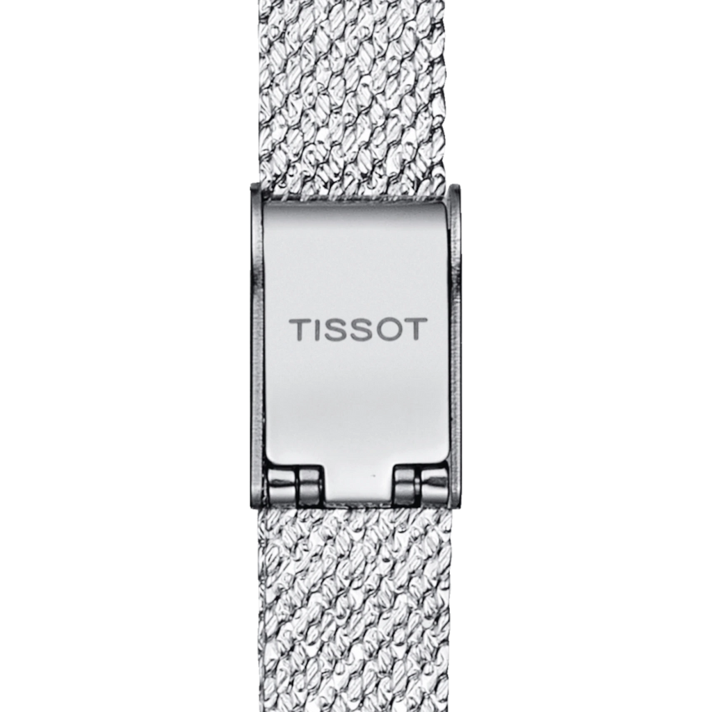 Tissot Lovely Square Silver Dial Silver Mesh Bracelet Watch For Women - T058.109.11.036.00 Buy Now By Tissot