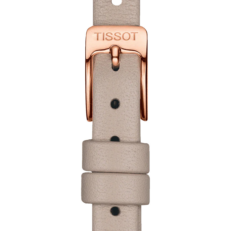 Tissot T Lady Lovely Square White Dial Pink Leather Strap Watch For Women - T058.109.36.031.00 Buy Now By Tissot