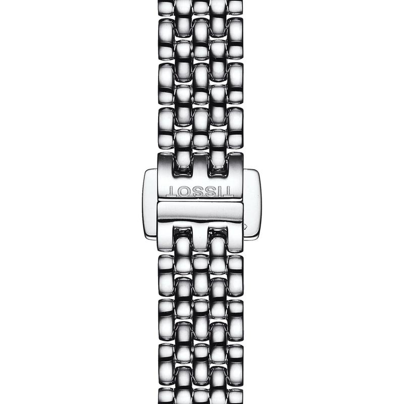 Tissot T Lady Lovely Black Dial Silver Steel Strap Watch For Women - T058.009.11.051.00 Buy Now By Tissot