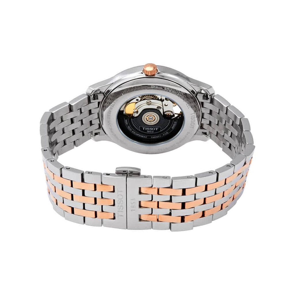 Tissot Tradition Powermatic 80 Open Heart Silver Dial Two Tone Steel Strap Watch For Men - T063.907.22.038.01 Buy Now By Tissot