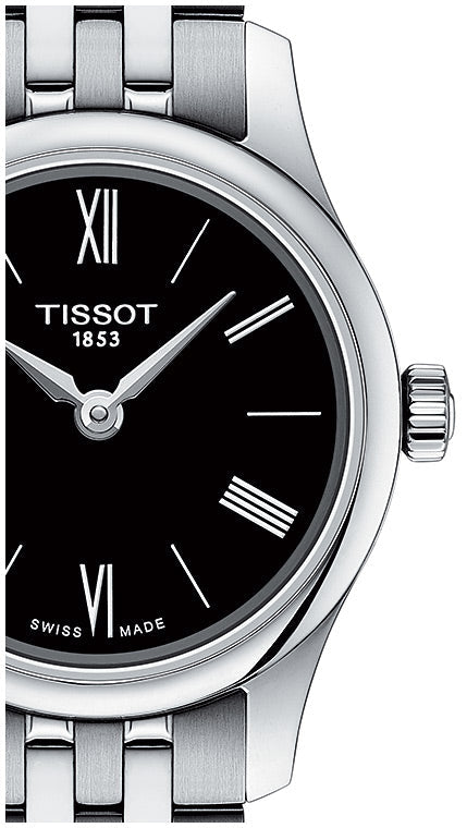 Tissot T Classic Tradition 5.5 Lady Black Dial Watch For Women - T063.009.11.058.00 Buy Now By Tissot