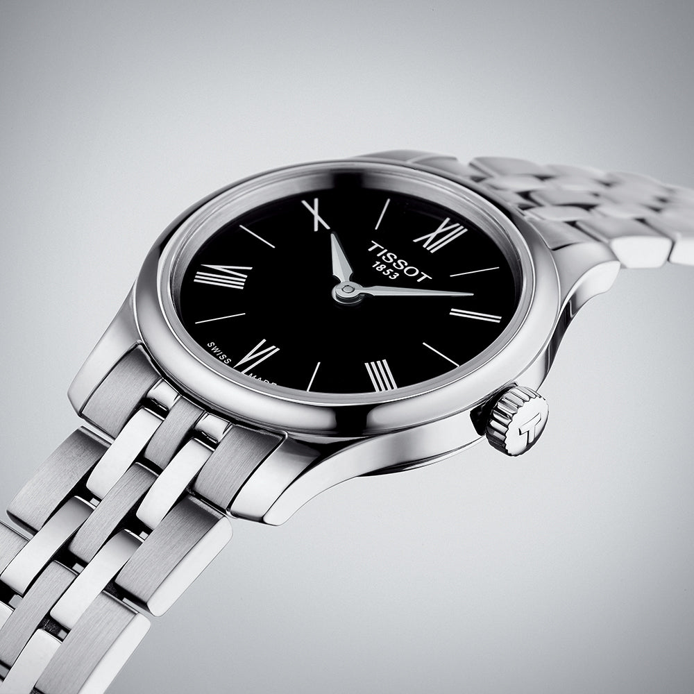 Tissot T Classic Tradition 5.5 Lady Black Dial Watch For Women - T063.009.11.058.00 Buy Now By Tissot