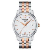 Tissot T Classic Tradition Lady White Dial Two Tone Steel Strap Watch For Women - T063.210.22.037.01 Buy Now By Tissot