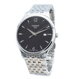 Tissot T Classic Tradition Black Dial Silver Steel Strap Watch For Men - T063.610.11.057.00 Buy Now By Tissot