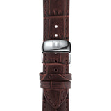 Tissot T Classic Tradition Silver Dial Brown Leather Strap Watch For Men - T063.610.16.038.00 Buy Now By Tissot