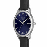 Tissot T Classic Tradition Blue Dial Black Leather Strap Watch For Men - T063.610.16.047.00 Buy Now By Tissot