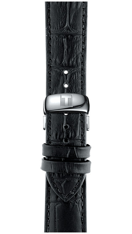 Tissot T Classic Tradition Black Dial Black Leather Strap Watch For Men - T063.610.16.057.00 Buy Now By Tissot