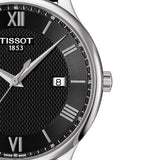 Tissot T Classic Tradition Quartz Black Dial Black Leather Strap Watch For Men - T063.610.16.058.00 Buy Now By Tissot