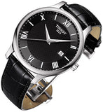 Tissot T Classic Tradition Quartz Black Dial Black Leather Strap Watch For Men - T063.610.16.058.00 Buy Now By Tissot