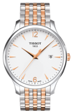 Tissot T Classic Tradition White Dial Two Tone Mesh Bracelet Watch For Men - T063.610.22.037.01 Buy Now By Tissot