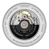 Tissot T Classic Tradition Powermatic 80 Open Heart Silver Dial Brown Leather Strap Watch for Men - T063.907.16.038.00 Buy Now By Tissot