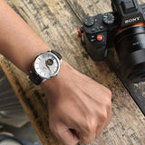 Tissot T Classic Tradition Powermatic 80 Open Heart Silver Dial Brown Leather Strap Watch for Men - T063.907.16.038.00 Buy Now By Tissot