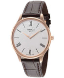 Tissot Tradition 5.5 White Dial Brown Leather Strap Watch for Men - T063.409.36.018.00 Buy Now By Tissot