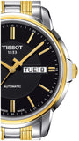 Tissot Automatics III Day Date Black Dial Two Tone Steel Strap Watch For Men - T065.430.22.051.00 Buy Now By Tissot