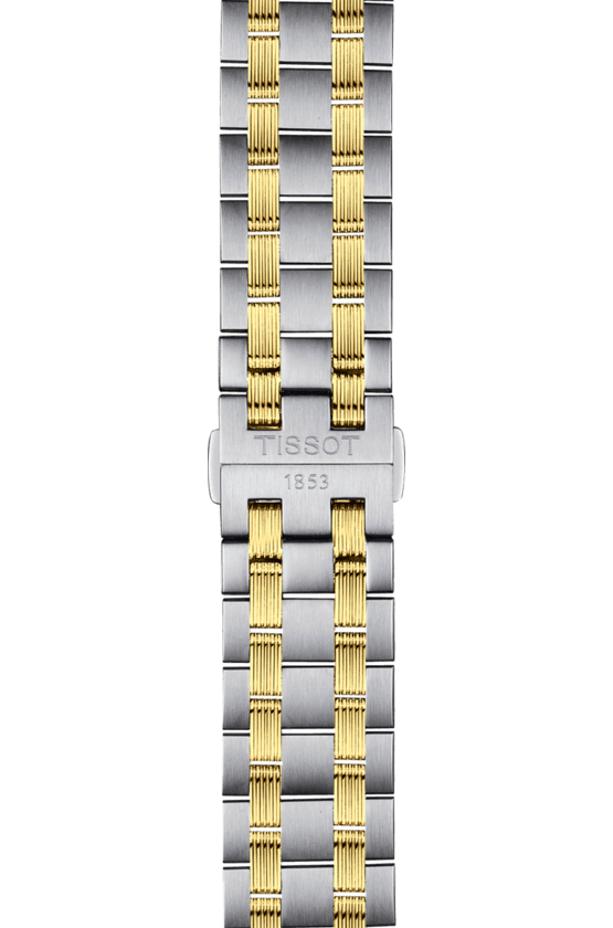 Tissot T Classic Automatics III White Dial Two Tone Steel Strap Watch For Men - T065.430.22.031.00 Buy Now By Tissot