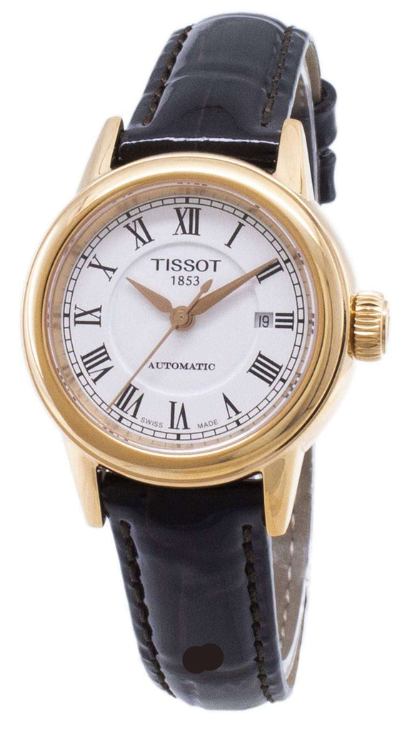 Tissot T Classic Carson White Dial Brown Leather Strap Watch For Women - T085.207.36.013.00 Buy Now By Tissot