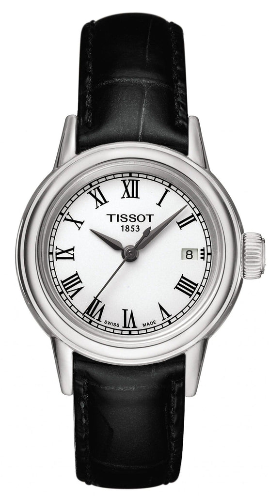 Tissot T Classic Carson White Dial Brown Leather Strap Watch For Women - T085.210.16.013.00 Buy Now By Tissot
