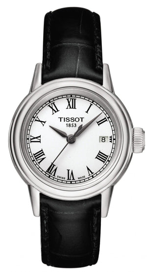 Tissot T Classic Carson White Dial Brown Leather Strap Watch For Women - T085.210.16.013.00 Buy Now By Tissot