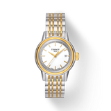 Tissot Carson Steel Lady White Dial Quartz Watch For Women - T085.210.22.011.00 Buy Now By Tissot