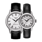 Tissot Carson Powermatic 80 White Dial Black Leather Strap Watch For Men - T085.407.16.013.00 Buy Now By Tissot