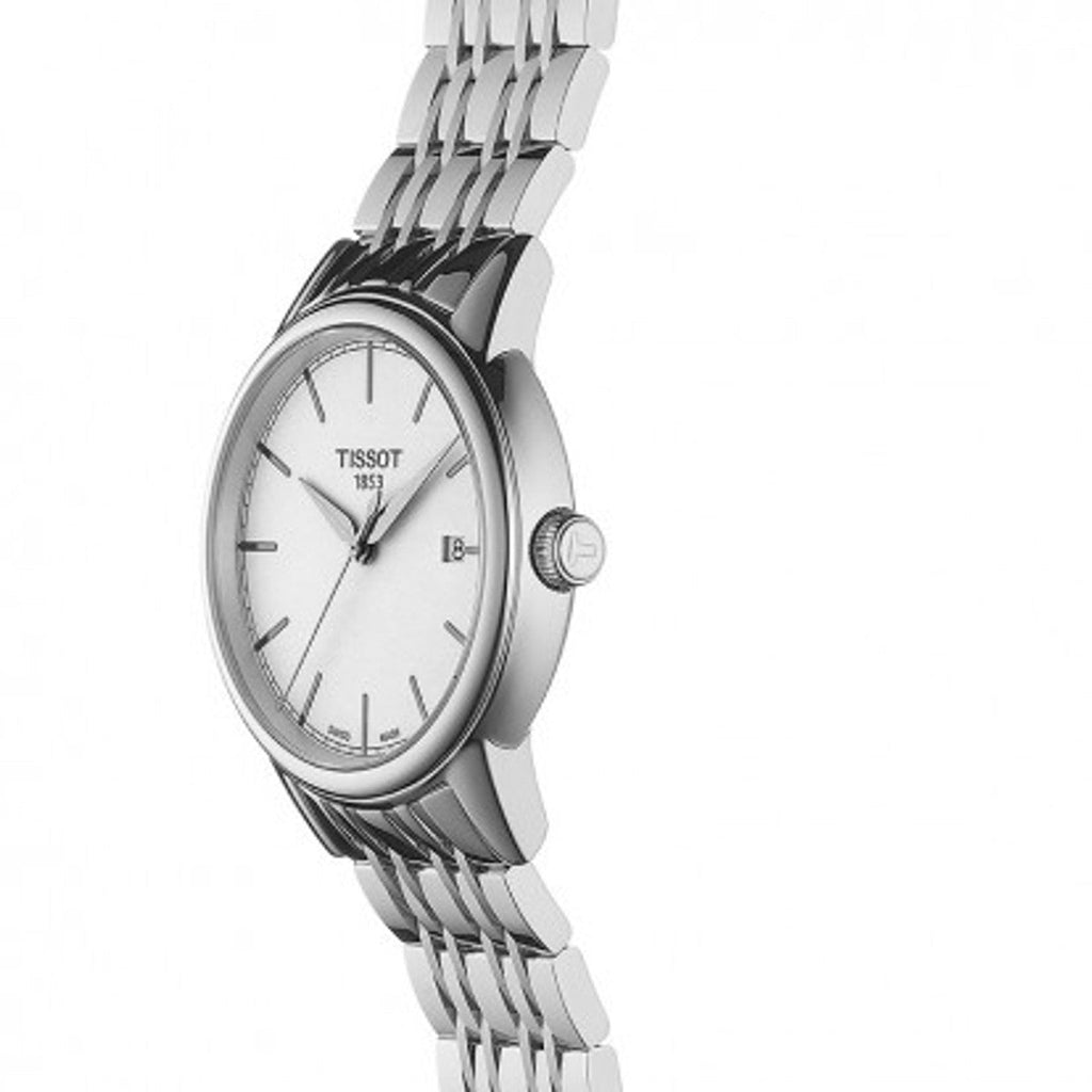 Tissot Carson Steel White Dial Silver Steel Strap Watch For Men - T085.410.11.011.00 Buy Now By Tissot