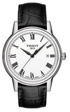 Tissot T Classic Carson White Dial Black Leather Strap Watch for Men - T085.410.16.013.00 Buy Now By Tissot