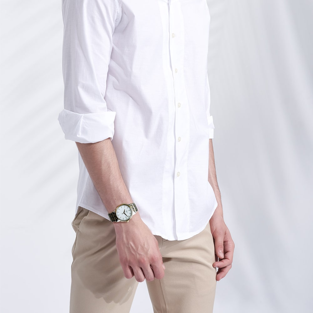 Tissot T Classic Carson Quartz White Dial Two Tone Steel Strap Watch for Men - T085.410.22.011.00 Buy Now By Tissot