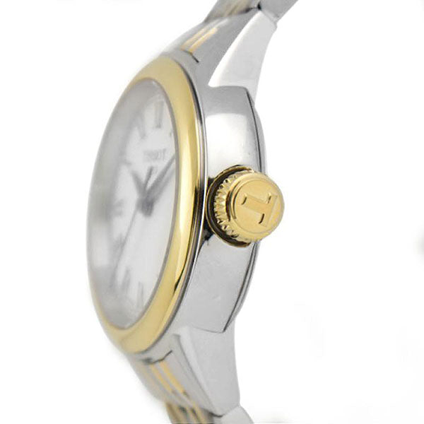 Tissot T Classic Carson Quartz White Dial Two Tone Steel Strap Watch for Men - T085.410.22.013.00 Buy Now By Tissot