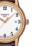 Tissot T Classic Carson Quartz White Dial Brown Leather Strap Watch for Men - T085.410.36.012.00 Buy Now By Tissot