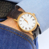 Tissot T Classic Carson White Dial Brown Leather Strap Watch For Men - T085.410.36.013.00 Buy Now By Tissot