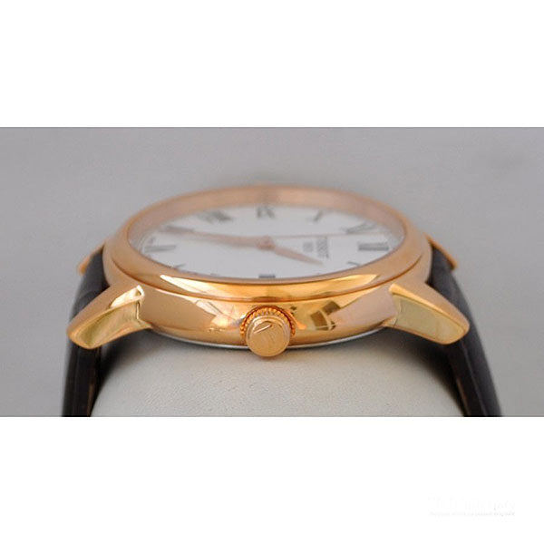 Tissot T Classic Carson White Dial Brown Leather Strap Watch For Men - T085.410.36.013.00 Buy Now By Tissot