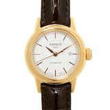Tissot Carson Automatic White Dial Brown Leather Strap Watch For Women - T085.207.36.011.00 Buy Now By Tissot