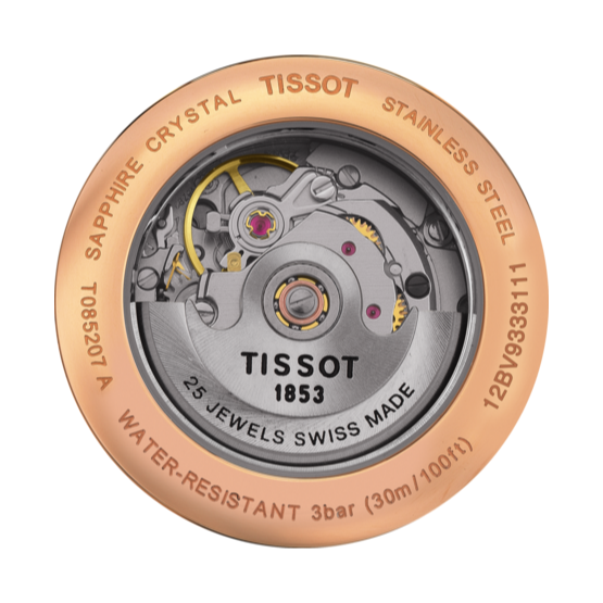 Tissot T Classic Carson White Dial Brown Leather Strap Watch For Women - T085.207.36.013.00 Buy Now By Tissot