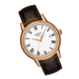 Tissot T Classic Carson White Dial Brown Leather Strap Watch For Men - T085.410.36.013.00 Buy Now By Tissot