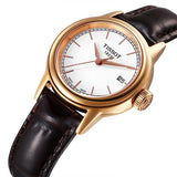 Tissot Carson Lady Steel Quartz Brown Leather Strap Watch For Women - T085.210.36.011.00 Buy Now By Tissot