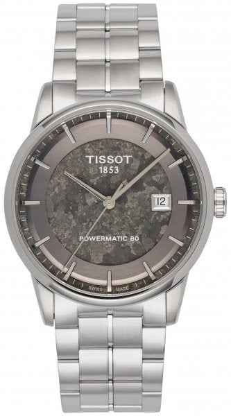 Tissot Luxury Powermatic 80 Anthracite Grey Dial Silver Steel Strap Watch For Men - T086.407.11.061.10 Buy Now By Tissot