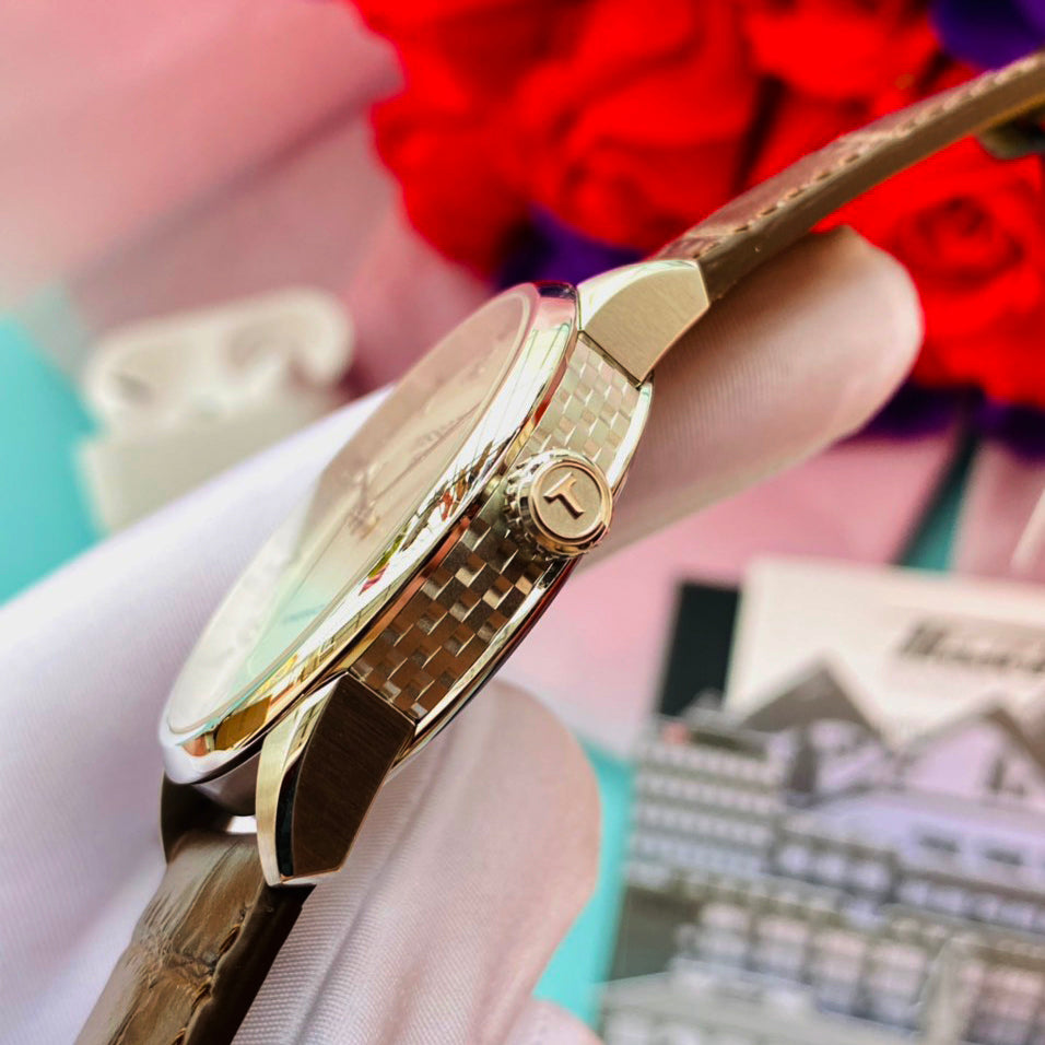 Tissot Luxury Powermatic 80 Silver Dial Brown Leather Strap Watch For Men - T086.407.16.037.00 Buy Now By Tissot