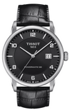 Tissot Luxury Powermatic 80 Black Dial Black Leather Strap Watch For Men - T086.407.16.057.00 Buy Now By Tissot