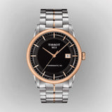 Tissot Luxury Powermatic 80 Black Dial Silver Steel Strap Watch For Men - T086.407.22.051.00 Buy Now By Tissot