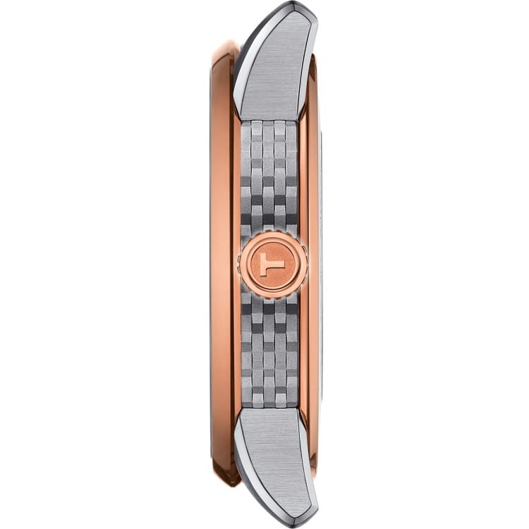 Tissot T Classic Luxury Powermatic 80 Black Dial Silver Steel Strap Watch For Men - T086.407.22.067.00 Buy Now By Tissot