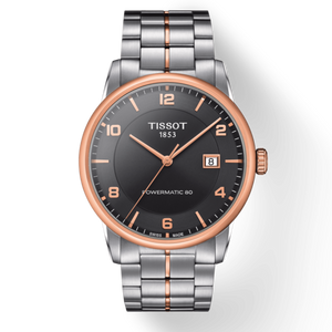 Tissot T Classic Luxury Powermatic 80 Black Dial Silver Steel Strap Watch For Men - T086.407.22.067.00 Buy Now By Tissot