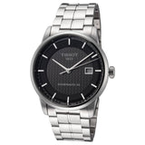 Tissot Luxury Powermatic 80 Black Dial Silver Steel Strap Watch for Men - T086.407.11.201.02 Buy Now By Tissot