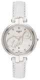 Tissot T Trend Flamingo Valentines Mother of Pearl White Dial White Leather Strap Watch For Women - T094.210.16.111.01 Buy Now By Tissot