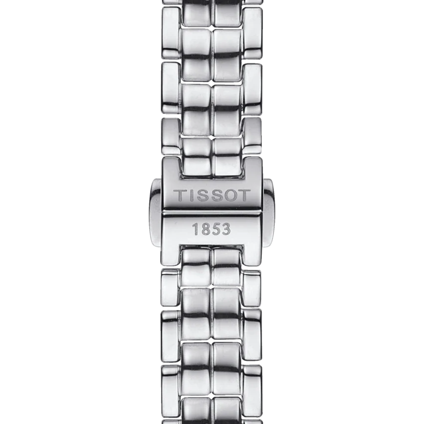 Tissot T Trend Flamingo Black Dial Silver Steel Strap Watch For Women - T094.210.11.051.00 Buy Now By Tissot