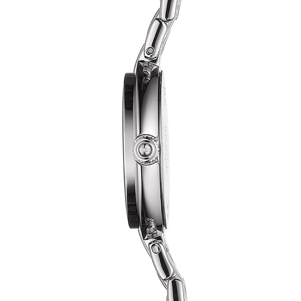 Tissot T Lady Flamingo Mother of Pearl White Dial Silver Steel Strap Watch For Women - T094.210.11.111.00 Buy Now By Tissot