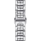 Tissot T Lady Flamingo Diamonds White Dial Silver Steel Strap Watch For Women - T094.210.11.116.01 Buy Now By Tissot