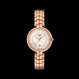 Tissot T Lady Flamingo Mother of Pearl Dial Rose Gold Steel Strap Watch For Women - T094.210.33.116.02 Buy Now By Tissot