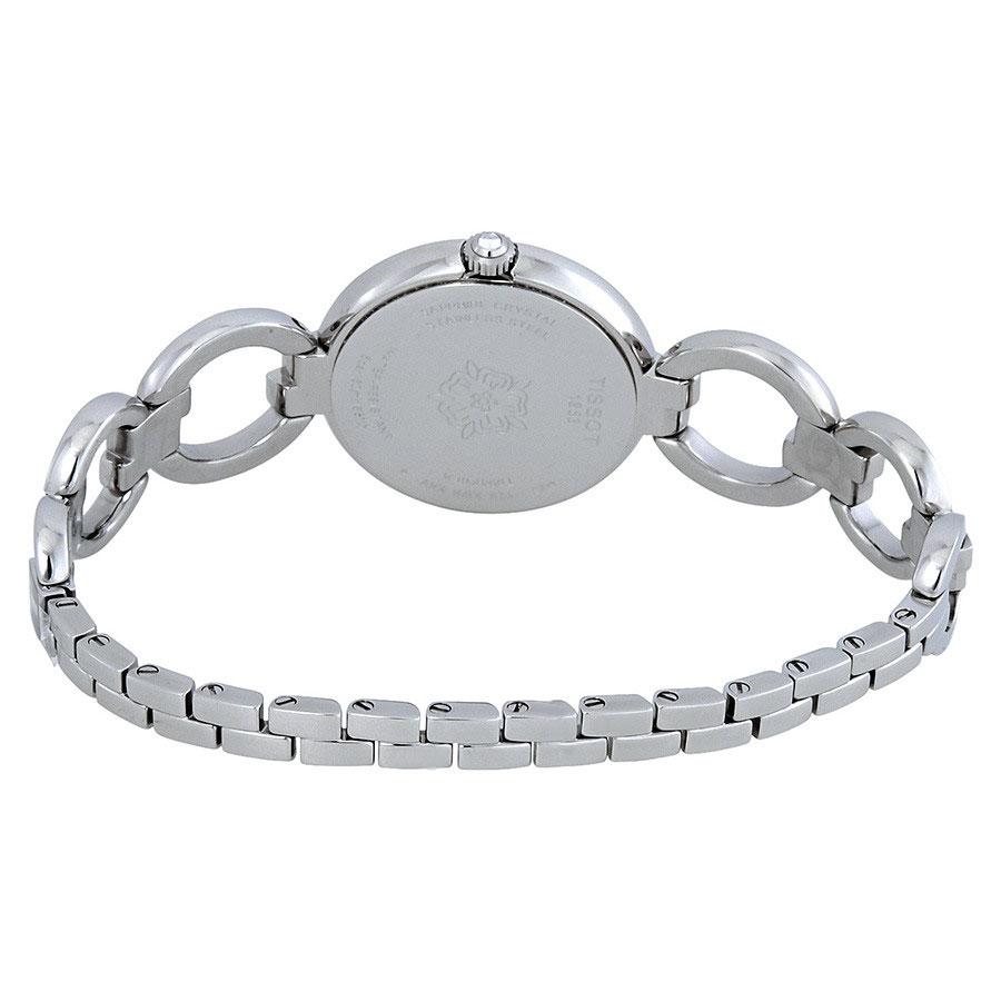 Tissot T Trend Flamingo Mother of Pearl Dial Silver Steel Strap Watch for Women - T094.210.11.116.00 Buy Now By Tissot